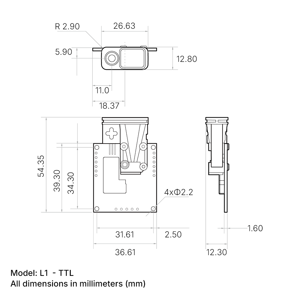 Product Dimension Chart