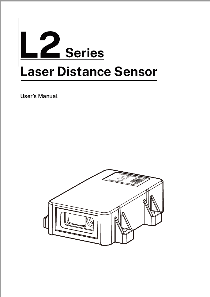L2 Series Lser Daistance Sensor User Manual 250325