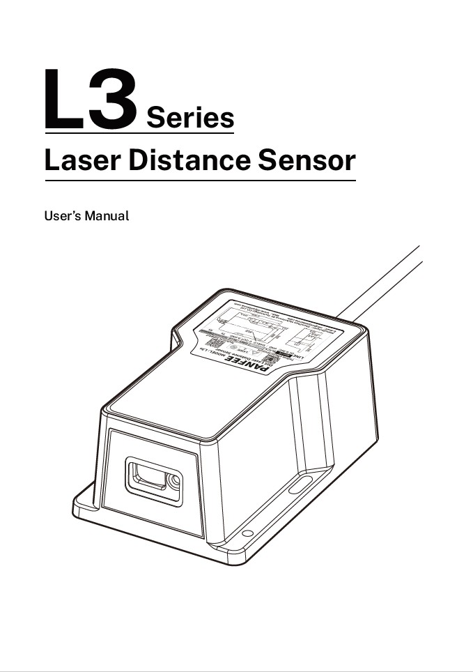 L3 Series Lser Distance Sensor User’s Manual 231129